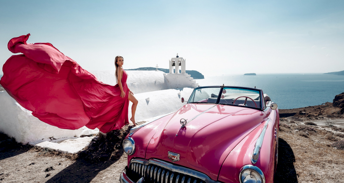 Auto rent Santorini saarel: свадьба на санторини, свадебное агентство Julia Veselova - Фото 1