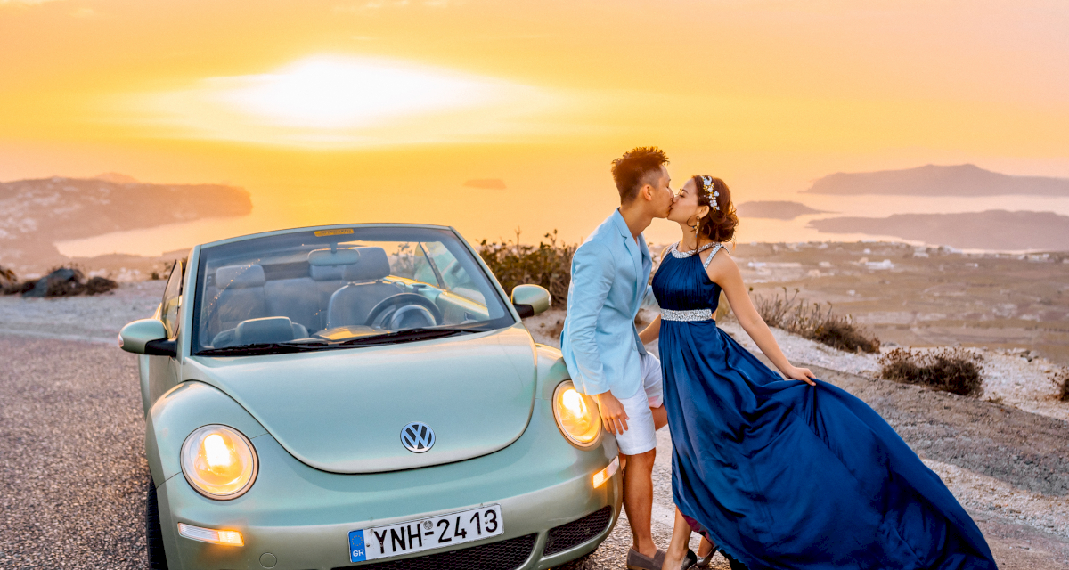 Auto rent Santorini saarel: свадьба на санторини, свадебное агентство Julia Veselova - Фото 1