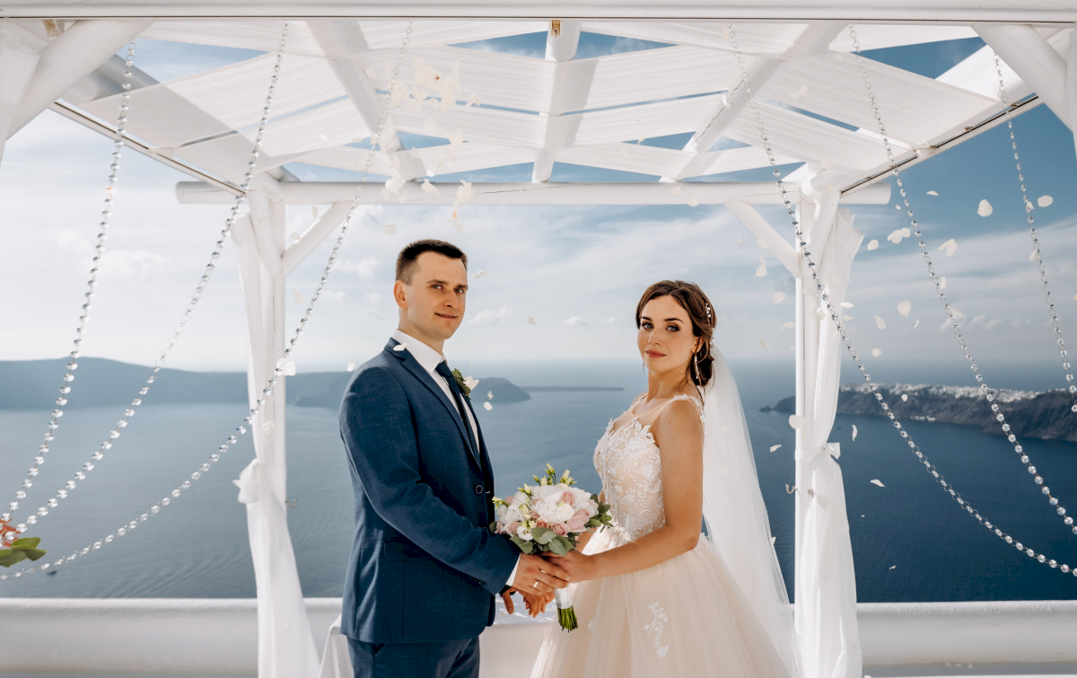 Julia and Yaroslav: свадьба на санторини, свадебное агентство Julia Veselova - Фото 3