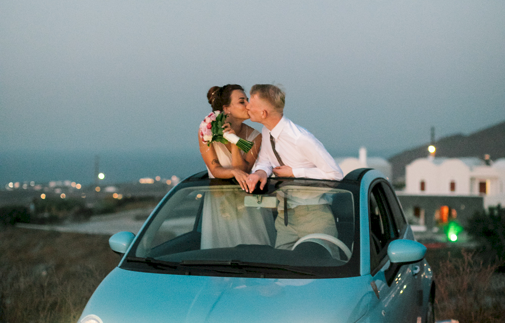 Auto rent Santorini saarel: свадьба на санторини, свадебное агентство Julia Veselova - Фото 2