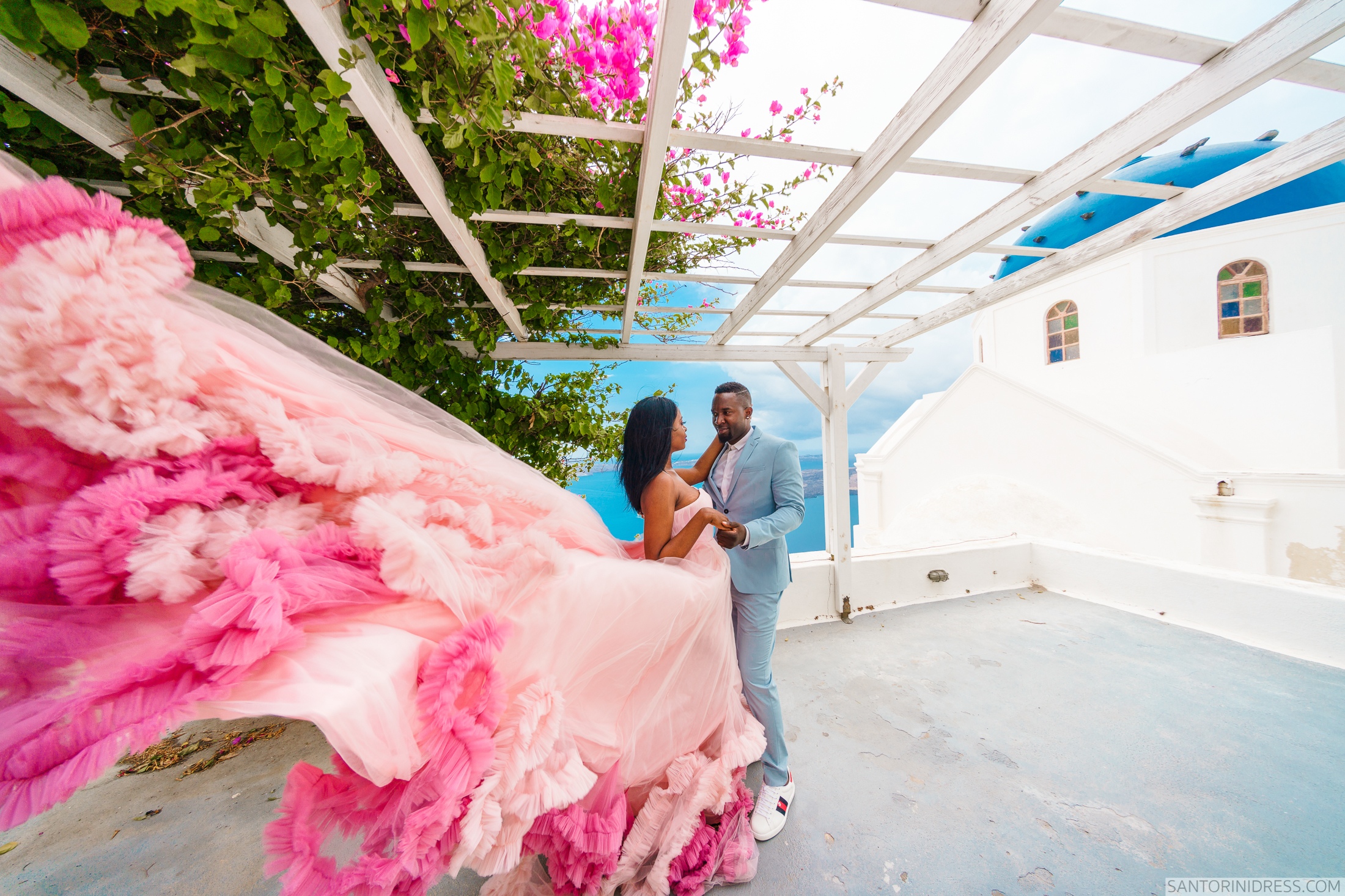 Rosalyn & Michael: свадьба на санторини, свадебное агентство Julia Veselova - Фото 3