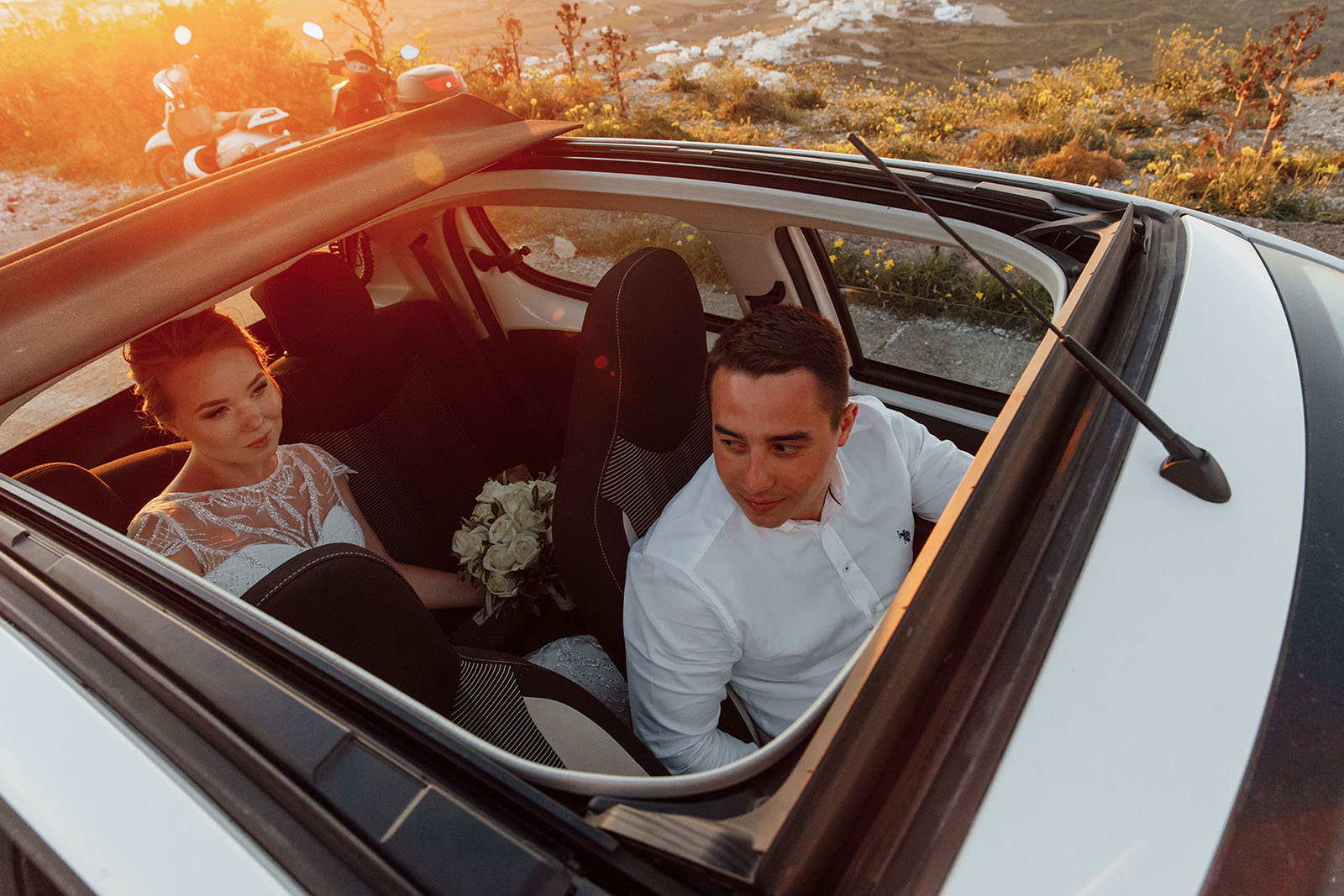 Auto rent Santorini saarel: свадьба на санторини, свадебное агентство Julia Veselova - Фото 4